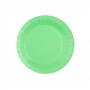Platos de Papel Verde Menta 17,5 cm 10 ud Platos de Papel Verde Menta 17,5 cm 10 ud