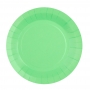 Platos de Papel Verde Menta 22,5 cm 10 ud Platos de Papel Verde Menta 22,5 cm 10 ud