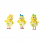 Juego de 3 Pollitos de Pascua con Delantal 5 cm Juego de 3 Pollitos de Pascua con Delantal 5 cm