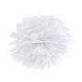 Pompon de Papel Color Blanco 25 cm