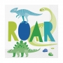 Servilletas de Papel Dinosaurio Azul y Verde 16 ud Servilletas de Papel Dinosaurio Azul y Verde 16 ud