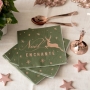Servilletas de Papel Navidad Encantada Khaki 20 ud Servilletas de Papel Navidad Encantada Khaki 20 ud