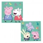 Juego de 20 Servilletas Peppa Pig y George 