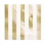 Servilletas Rayas Dorado Metalizado 16 ud Servilletas Rayas Dorado Metalizado 16 ud