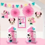 Set 10 Piezas Decoración Minnie Mouse 1 año Set 10 Piezas Decoración Minnie Mouse 1 año