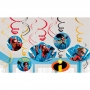 Set 12 Piezas Decoración Colgante Los Increíbles 2 Set 12 Piezas Decoración Colgante Los Increíbles 2