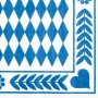Set 20 Servilletas Baviera Azul