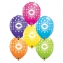 Set 25 Globos de Látex Felicidades graduado 27 cm Set 25 Globos de Látex Felicidades graduado 27 cm