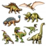 Set 8 Dinosaurios para Pared 25 - 48 cm