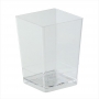 Set de 100 vasitos de plástico cuadrados de 7 cm x 5 cm Set de 100 vasitos de plástico cuadrados de 7 cm x 5 cm