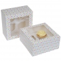 Set de 2 Cajas para 4 Cupcakes modelo Confetti Set de 2 Cajas para 4 Cupcakes modelo Confetti