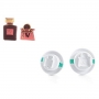 Set de 2 cortadores con expulsor Bolso y perfume 3D