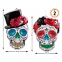 Set de 2 Decoraciones Día de los Muertos 60 cm Set de 2 Decoraciones Día de los Muertos 60 cm