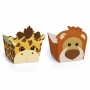 Set de 24 Mini Recipientes para Dulces Jirafa y León Set de 24 Mini Recipientes para Dulces Jirafa y León