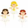 Set de 3 Toppers de Azúcar Niña Comunión Set de 3 Toppers de Azúcar Niña Comunión
