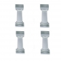 Set de 4 columnas para tartas cuadradas 7,5cm