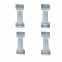 Set de 4 columnas para tartas cuadradas 7,5cm Set de 4 columnas para tartas cuadradas 7,5cm
