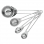 Set de 4 Cucharas Medidoras Acero Inoxidable Set de 4 Cucharas Medidoras Acero Inoxidable
