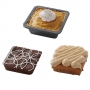 Set de 4 mini moldes cuadrados para tartas Set de 4 mini moldes cuadrados para tartas