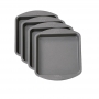Set de 4 Moldes para Layer Cakes Cuadrados 15cm Set de 4 Moldes para Layer Cakes Cuadrados 15cm