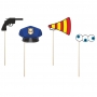 Set de 5 Accesorios para Photocall Oficial de Policía Set de 5 Accesorios para Photocall Oficial de Policía