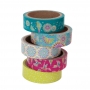 Set de 5 masking tape con 5 diseños diferentes de 5 metros Set de 5 masking tape con 5 diseños diferentes de 5 metros