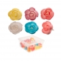 Set de 50 Flores de Oblea Efecto Aerógrafo 4 cm Set de 50 Flores de Oblea Efecto Aerógrafo 4 cm