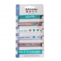 Set de 6 cintas de bebé azul con 6 diseños diferentes de 1 metro Set de 6 cintas de bebé azul con 6 diseños diferentes de 1 metro