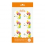 Set de 6 Decoraciones de Azúcar Unicornios Set de 6 Decoraciones de Azúcar Unicornios