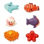 Set de 6 figuras de azúcar Animales Marinos Set de 6 figuras de azúcar Animales Marinos