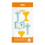 Set de 6 figuras de Azúcar Comunión Azul Set de 6 figuras de Azúcar Comunión Azul