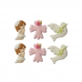 Set de 6 figuras de Azúcar Comunión Niña Set de 6 figuras de Azúcar Comunión Niña