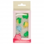 Set de 8 Decoraciones de Azúcar Dinosaurios Set de 8 Decoraciones de Azúcar Dinosaurios