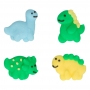 Set de 8 Decoraciones de Azúcar Dinosaurios Set de 8 Decoraciones de Azúcar Dinosaurios