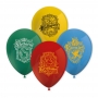 Set de 8 globos de diferentes colores con el escudo de Howgarts de Harry Potter Set de 8 globos de diferentes colores con el escudo de Howgarts de Harry Potter