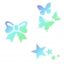 Pack de 3 stencils Estrellas Lazo y Mariposas