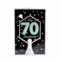 Tarjeta de Felicitación 70 Cumpleaños Modelo A Tarjeta de Felicitación 70 Cumpleaños Modelo A