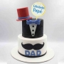 Topper para Tarta Felicidades Papá Topper para Tarta Felicidades Papá