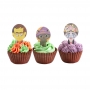 Toppers de Oblea Halloween para Dulces 20 ud Toppers de Oblea Halloween para Dulces 20 ud