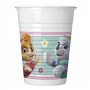 Vasos de Plástico Patrulla Canina Skye y Everest 8 ud Vasos de Plástico Patrulla Canina Skye y Everest 8 ud