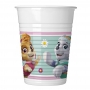 Vasos de Plástico Patrulla Canina Skye y Everest 8 ud