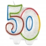 Vela 50 Años Multicolor