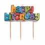 Vela de cumpleaños con el texto Vela de cumpleaños con el texto