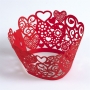 Cupcake Wraps Red Heart